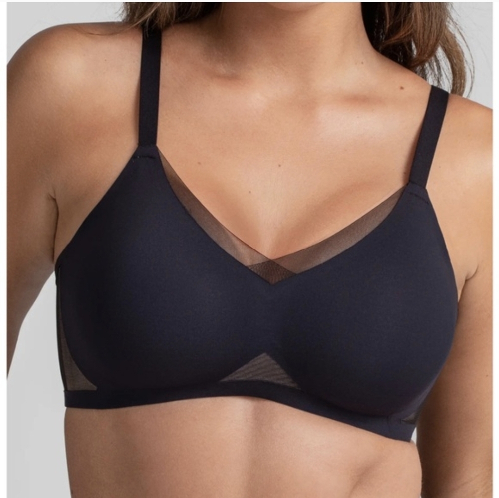 Honeylove Lightly Lined Liftwear Crossover Adjustable Bra. Size 38 B/C